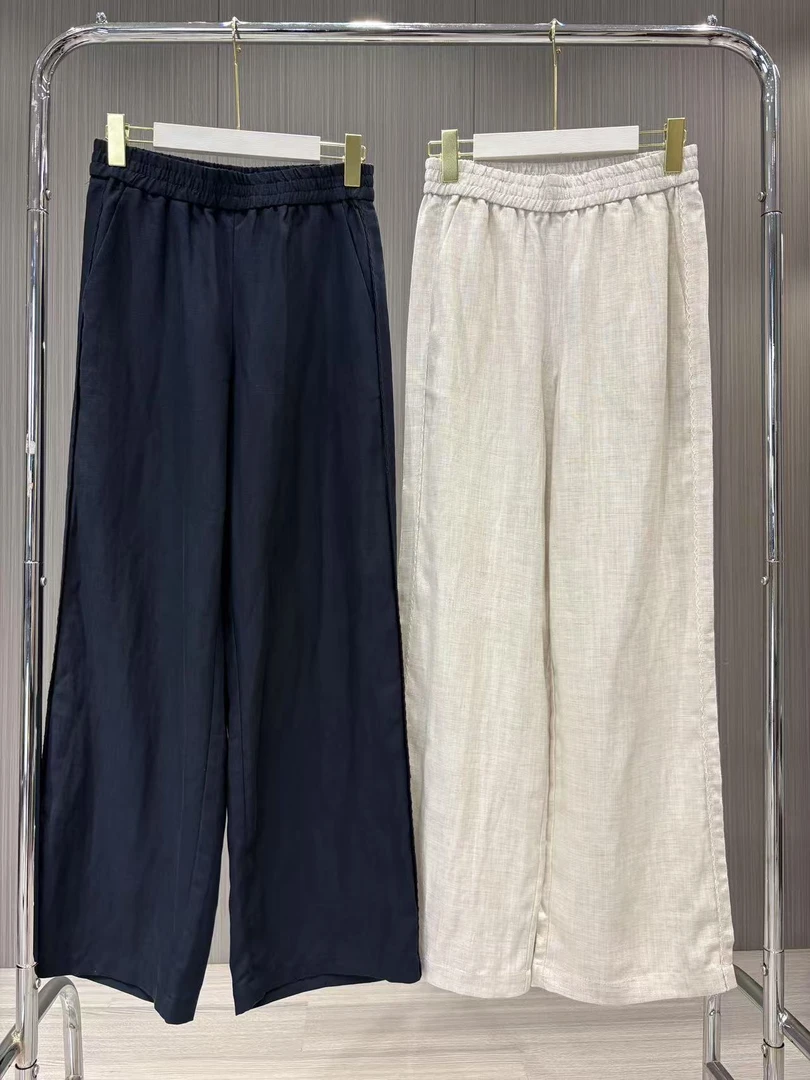 【之】两色麻料长裤（夏季必备）