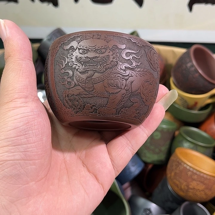 茶杯紫砂全手工紫砂主人杯