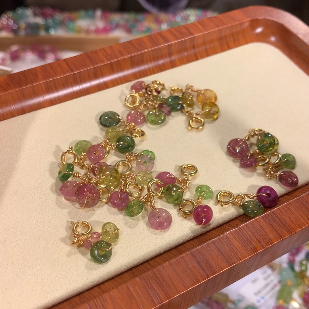 碧玺多样性发货一件银S925镶嵌