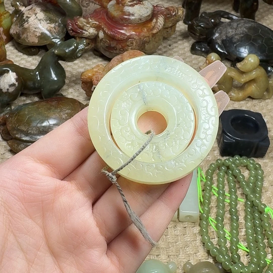 白玉菩提吊坠挂件