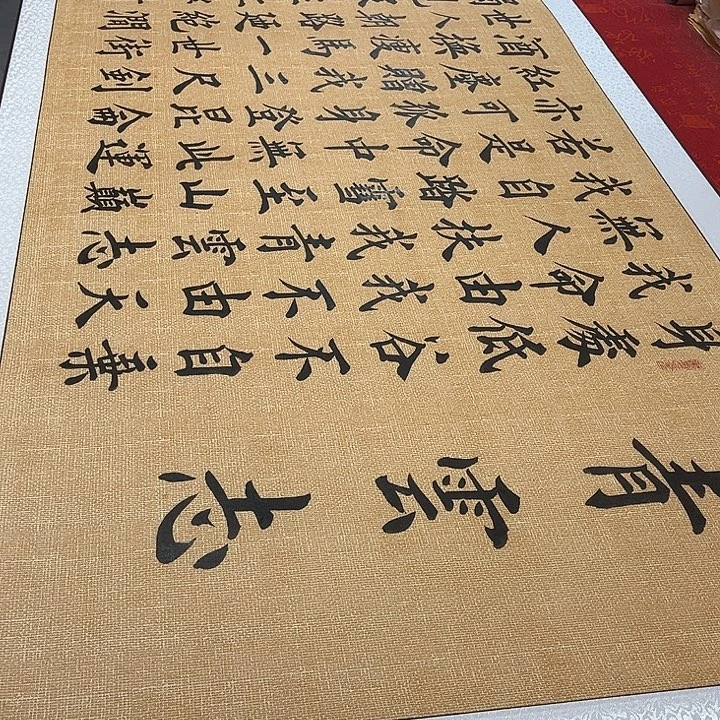 书法青云志卷轴249✖️73厘米左右雷伟手写2号