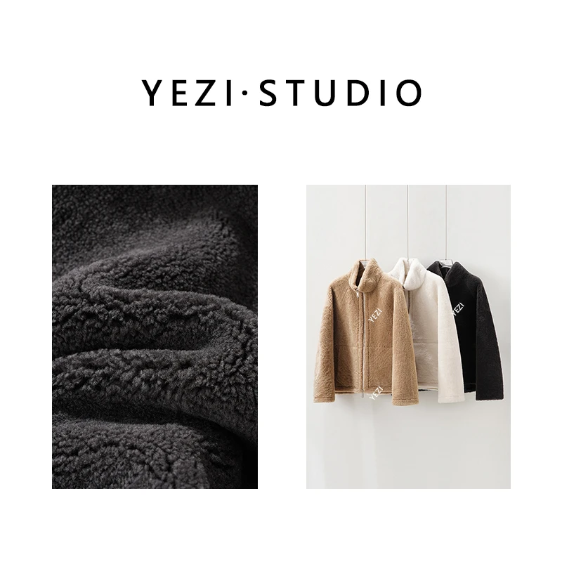 【曼乐之城】南非美利奴羊皮毛一体老钱夹克立领皮草外套25430042