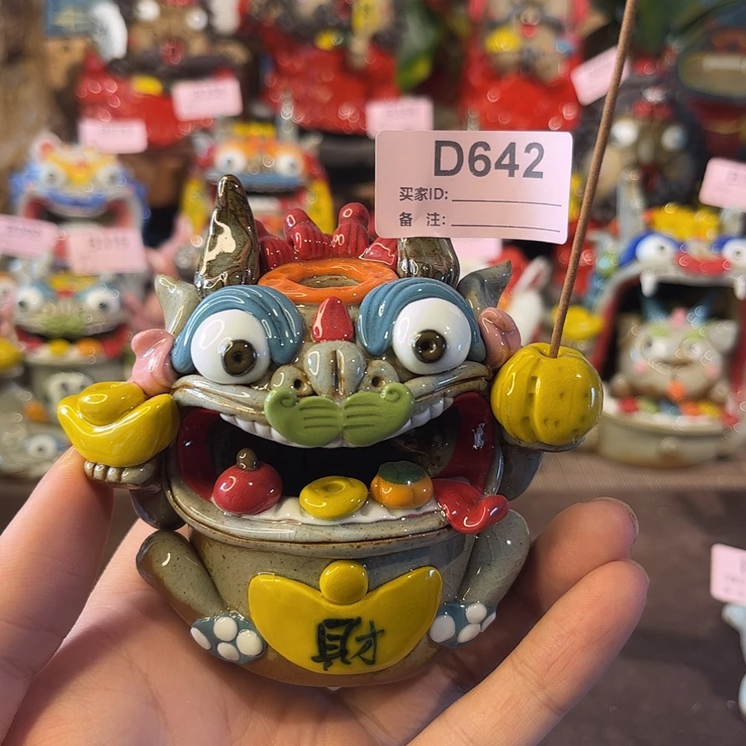 泥塑纯手工茶宠摆件