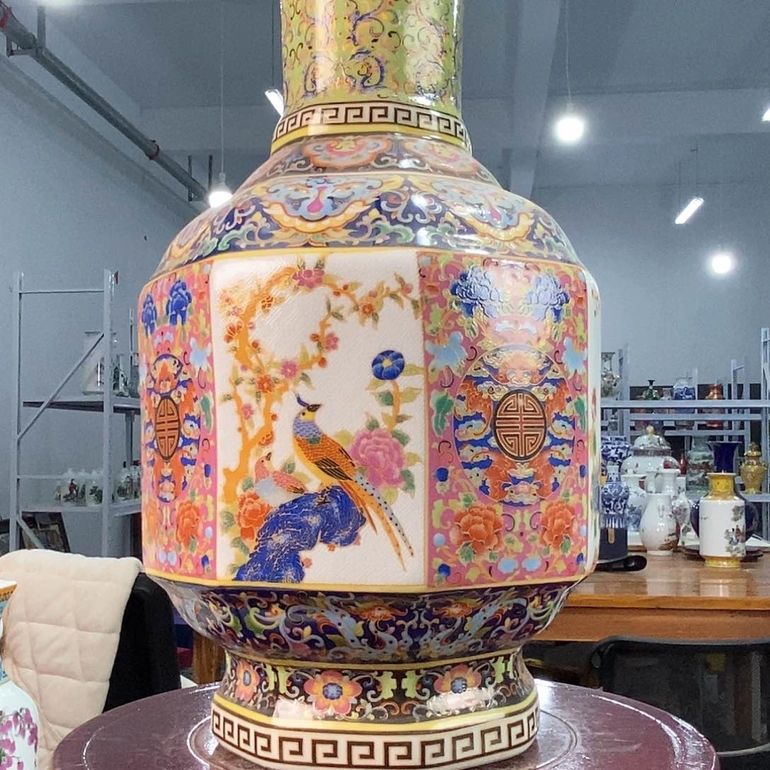 摆件景德镇陶瓷花瓶摆件