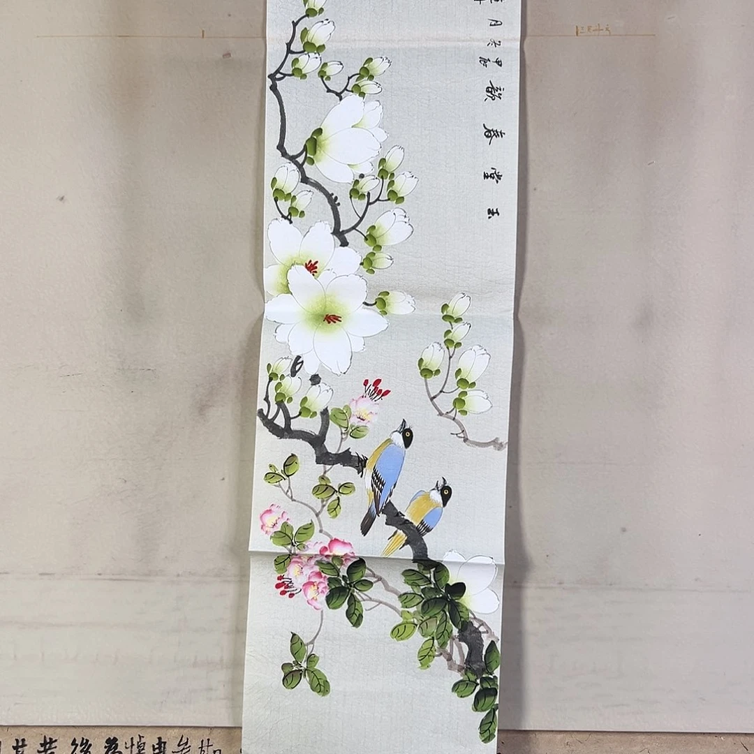 国画112 花鸟在此鸣叫时还要一