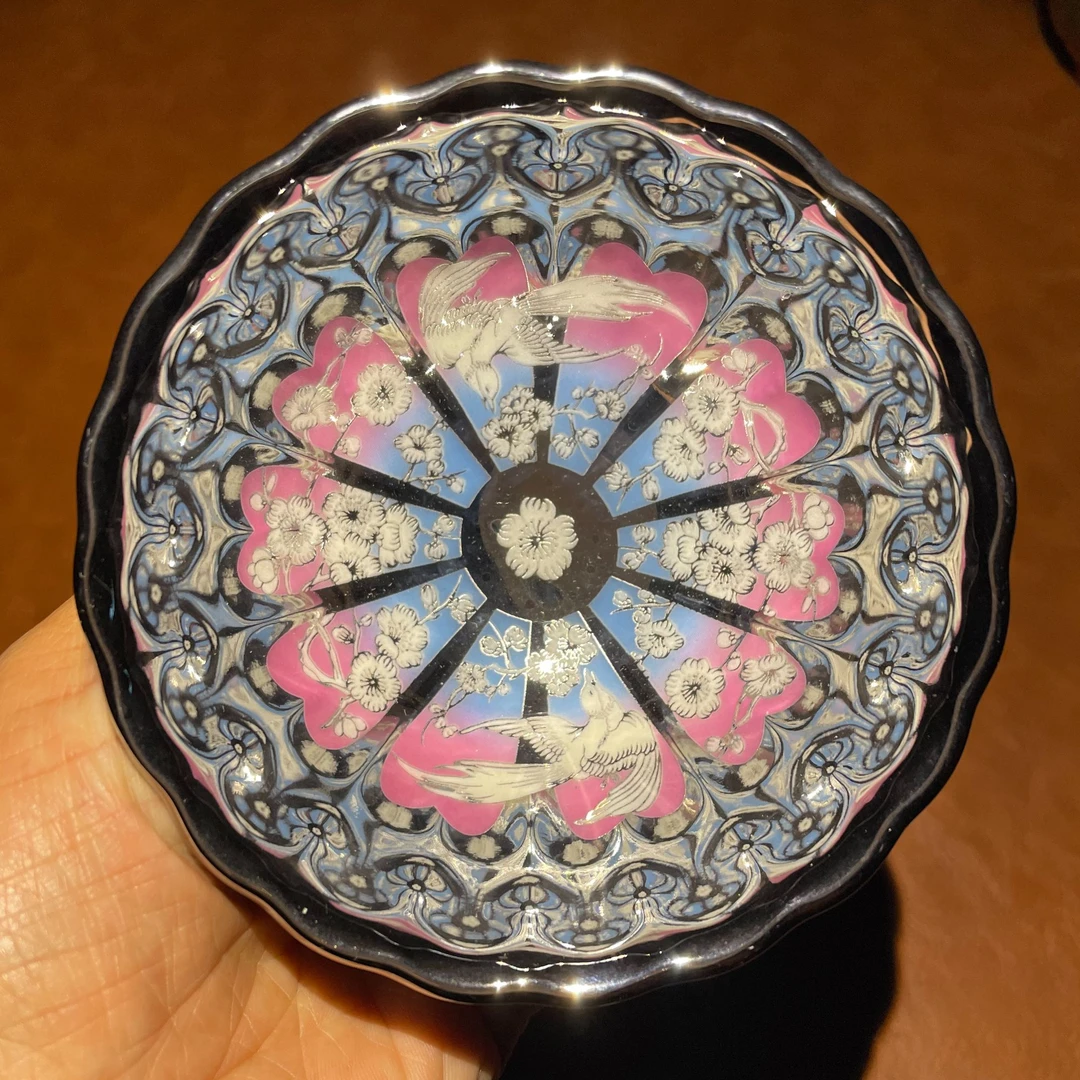 【冰清玉洁喜上眉梢】夜光精美喝茶喝水主人杯陶瓷品茗杯无礼盒