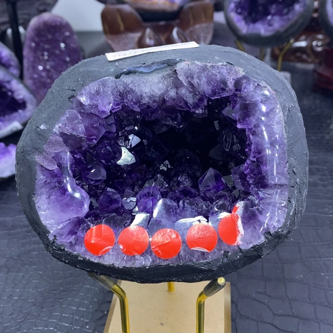 大型摆件（非配饰）未镶嵌水晶紫水晶838