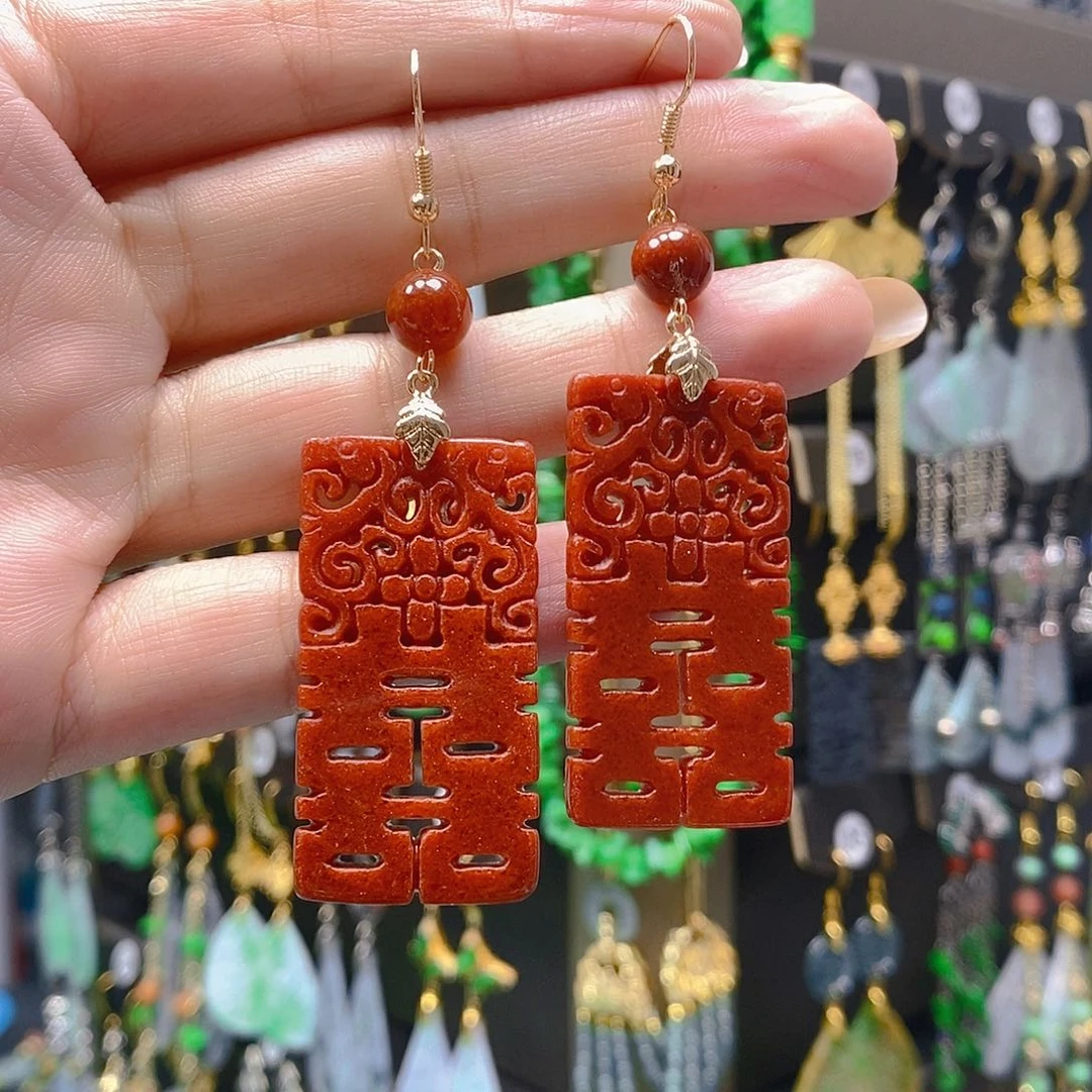 未镶嵌翡翠耳饰翡翠