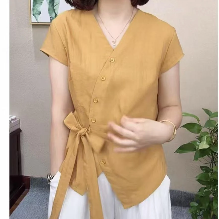 【上衣】夏季高档上衣装设计感时装女装服装9474[H]B