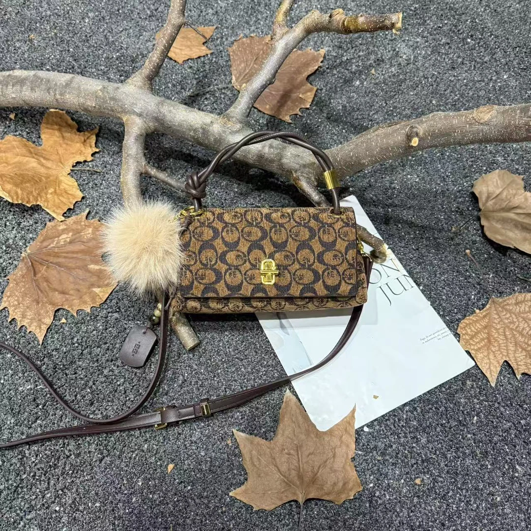 MONICA KIKI/莫妮卡奇奇【升级款】经典复古百搭单肩斜挎手提包