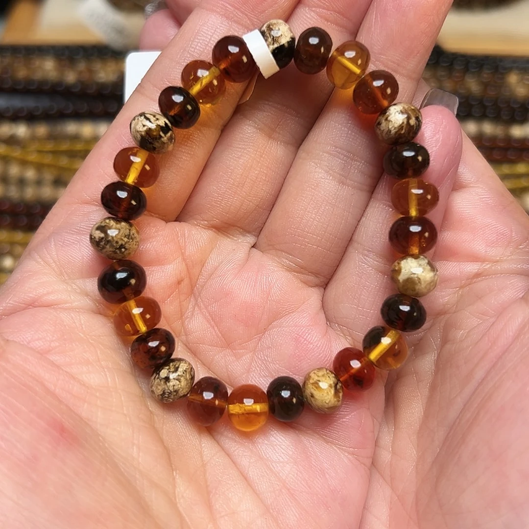 琥珀未镶嵌裸石抚顺琥珀10272八