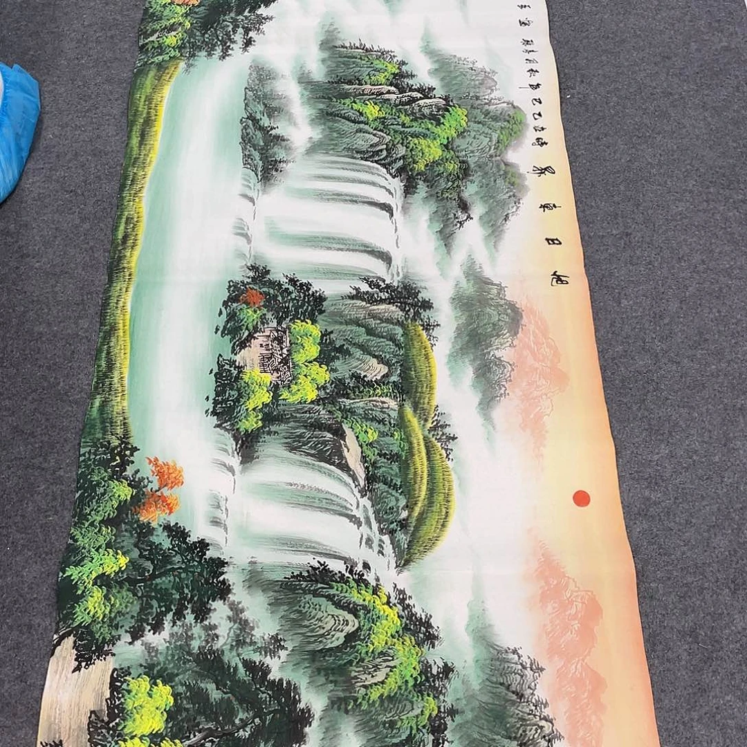 国画今天上午国画作品展示