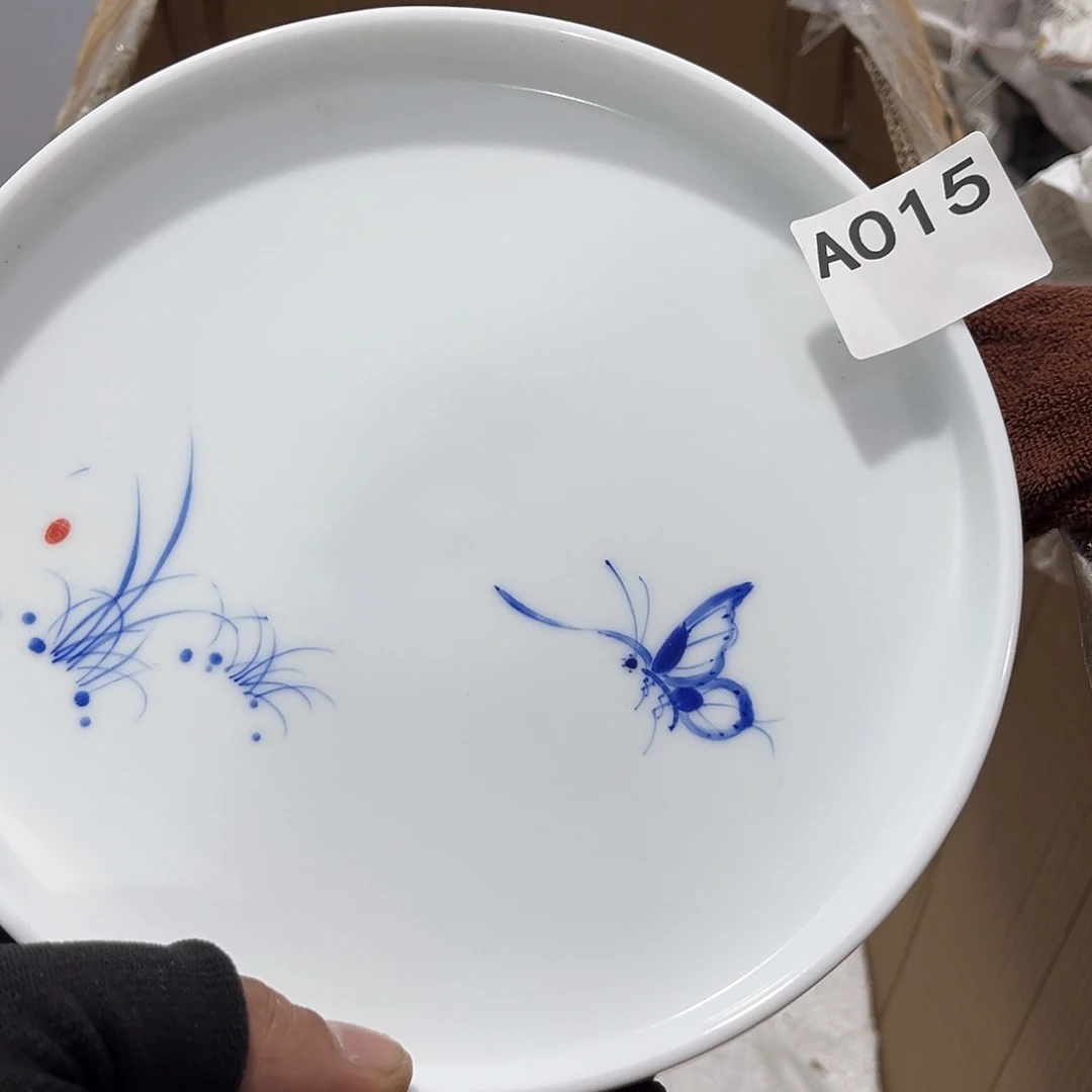 瓷片茶摆件工艺品摆件666