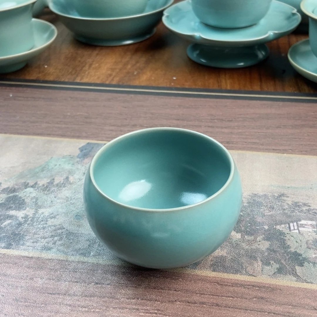 摆件原产地原矿汝瓷～茶器