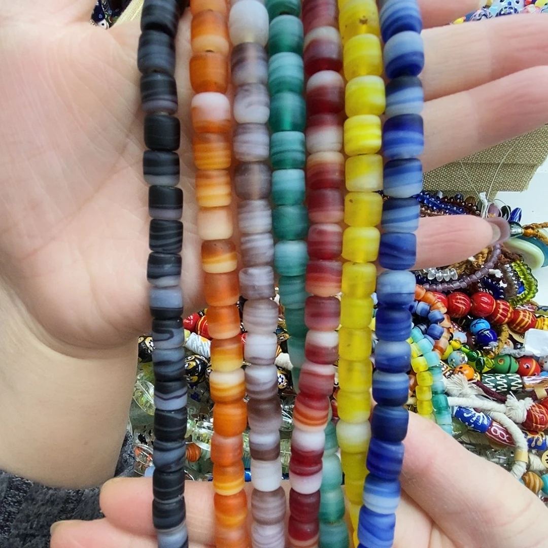 琉璃颈饰尼泊尔搅胎221