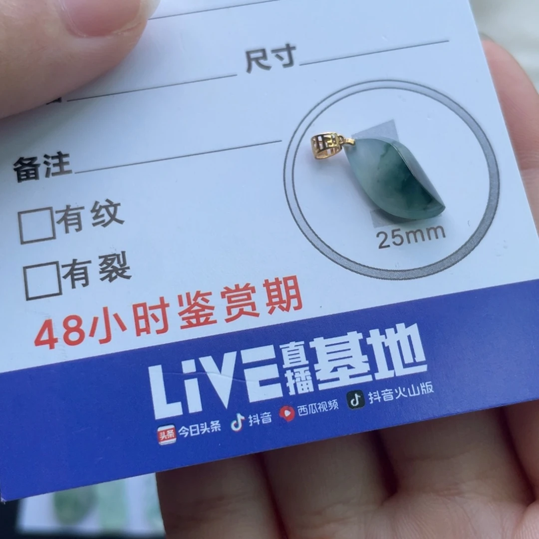 颈饰未镶嵌翡翠金扣小随行