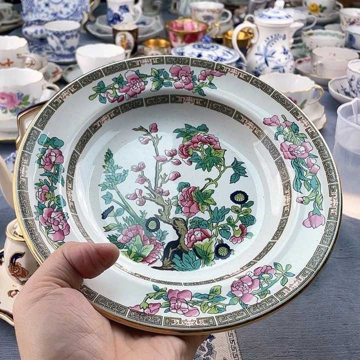 中古欧瓷瓷器小房子