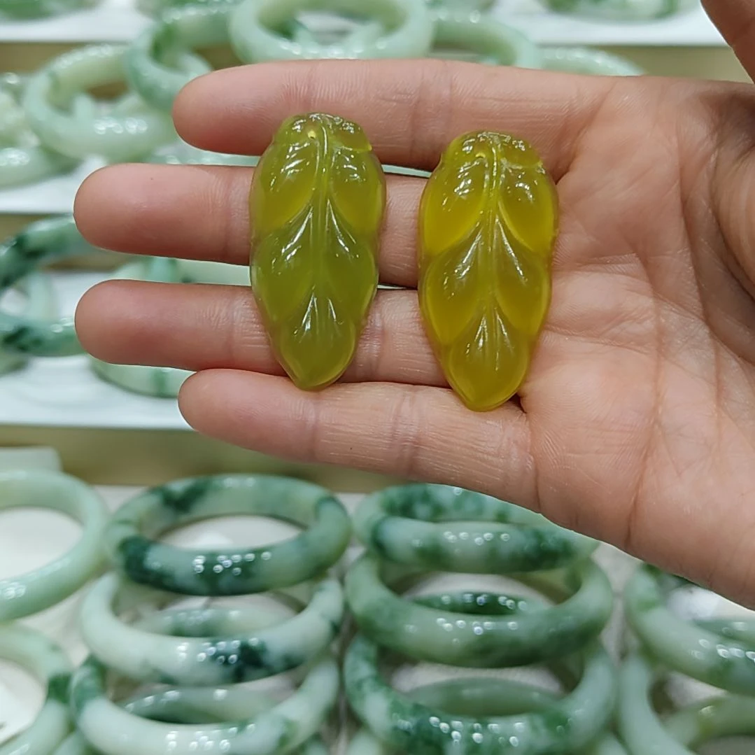 透闪石-蛇纹石玉手镯未镶嵌圈****1