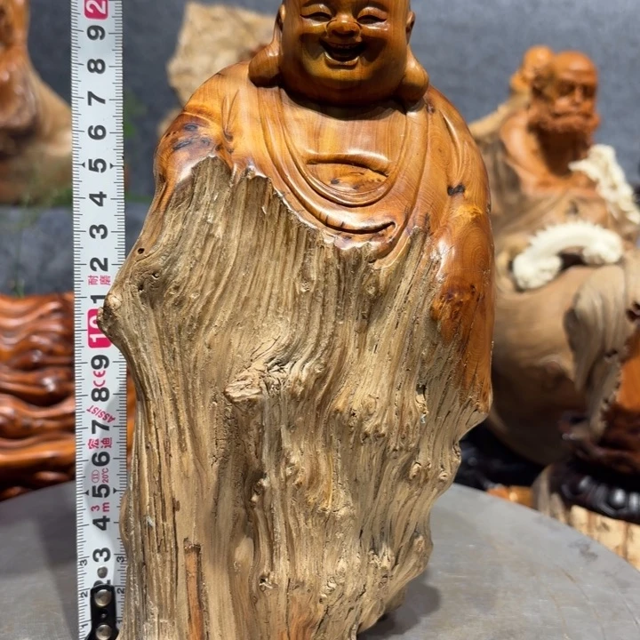 柏木崖柏雕刻乐乐