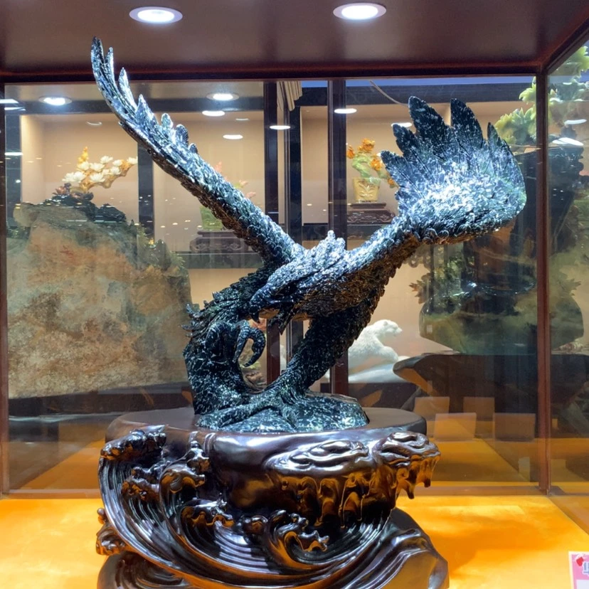 【闪购商品】未镶嵌蛇纹石玉摆件覆膜