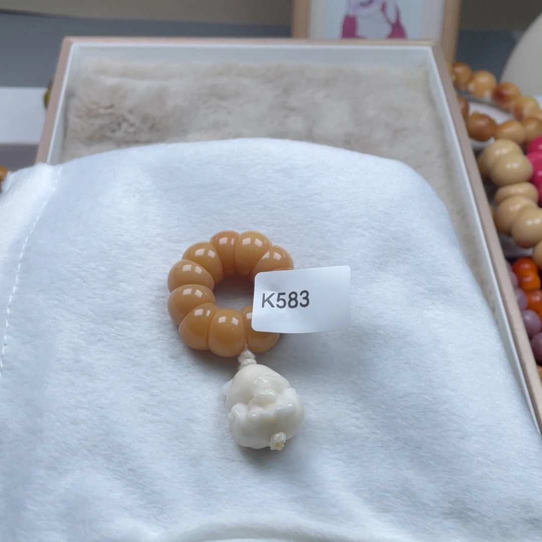 拖***士吊坠菩提根/象牙果K583蒜瓣手捻13mm一串瑕