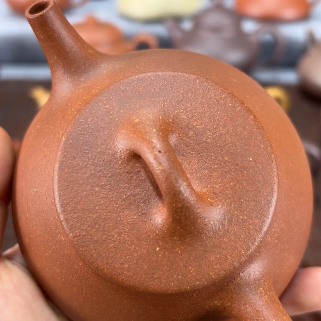 茶壶紫砂平盖石瓢微瑕
