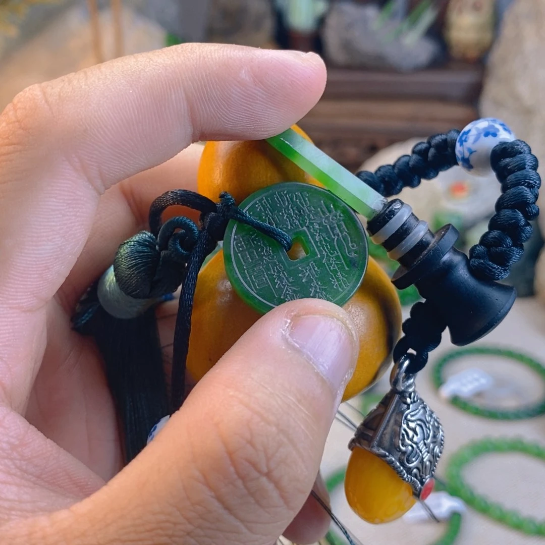 和田玉未镶嵌颈饰F*