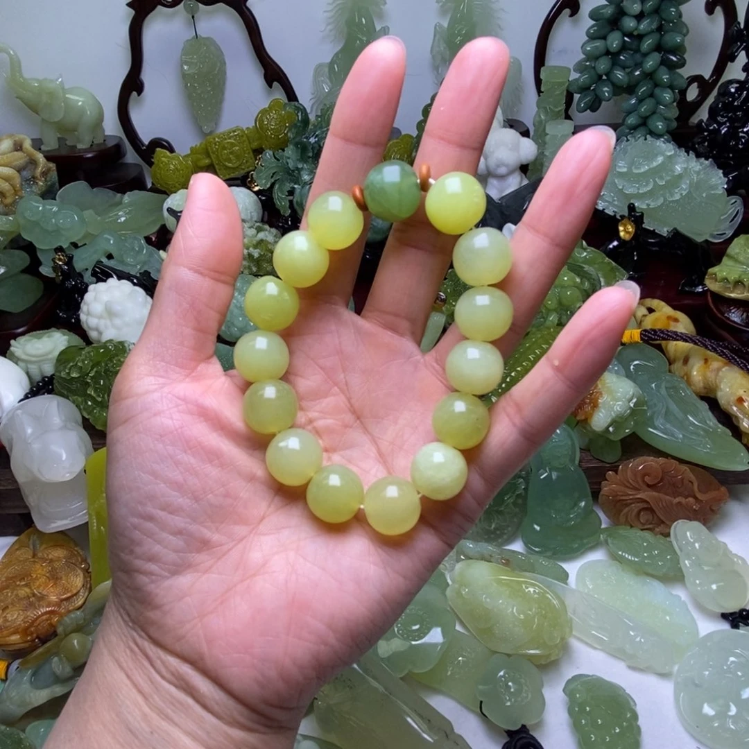 岫玉未镶嵌手串手串