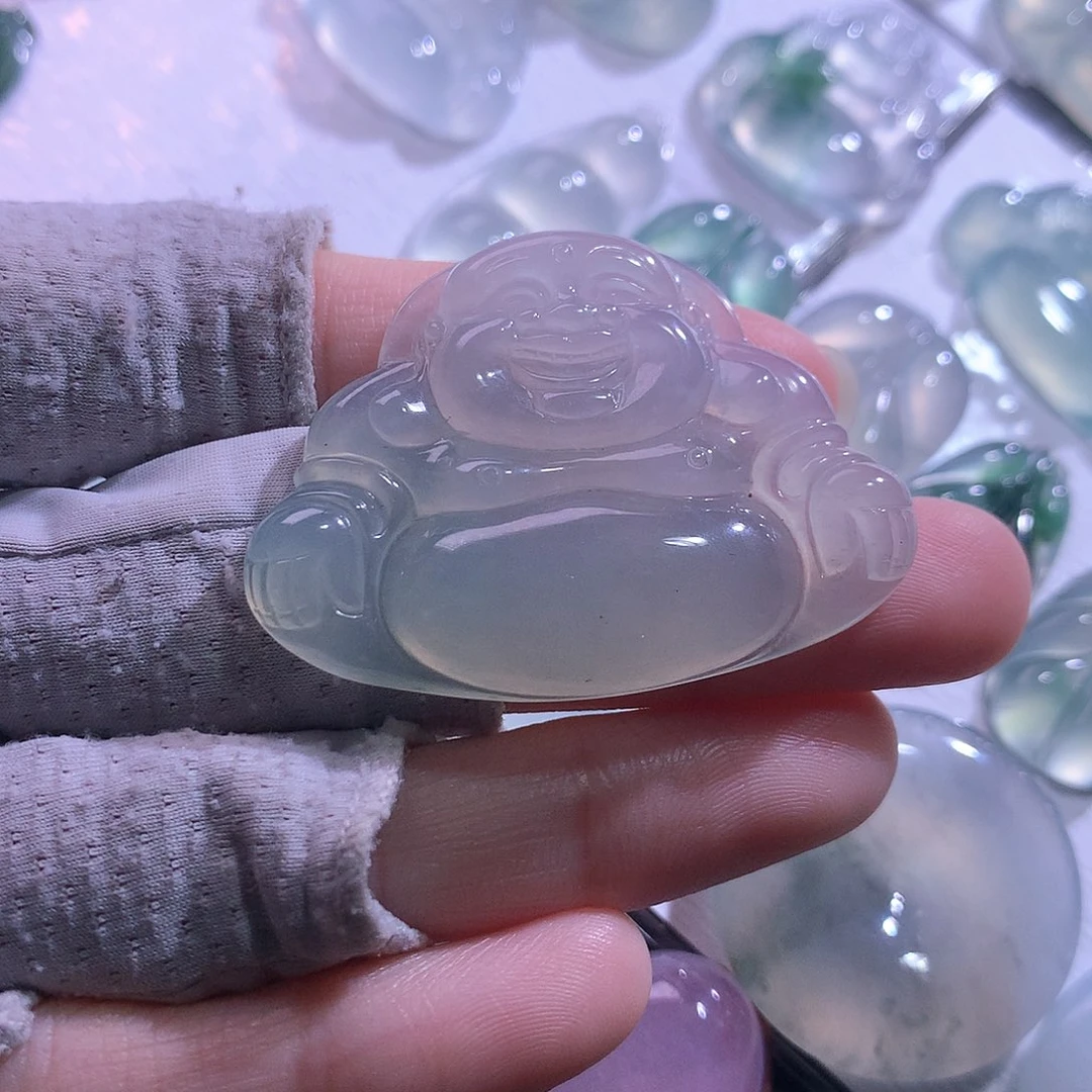 颈饰未镶嵌翡翠佛