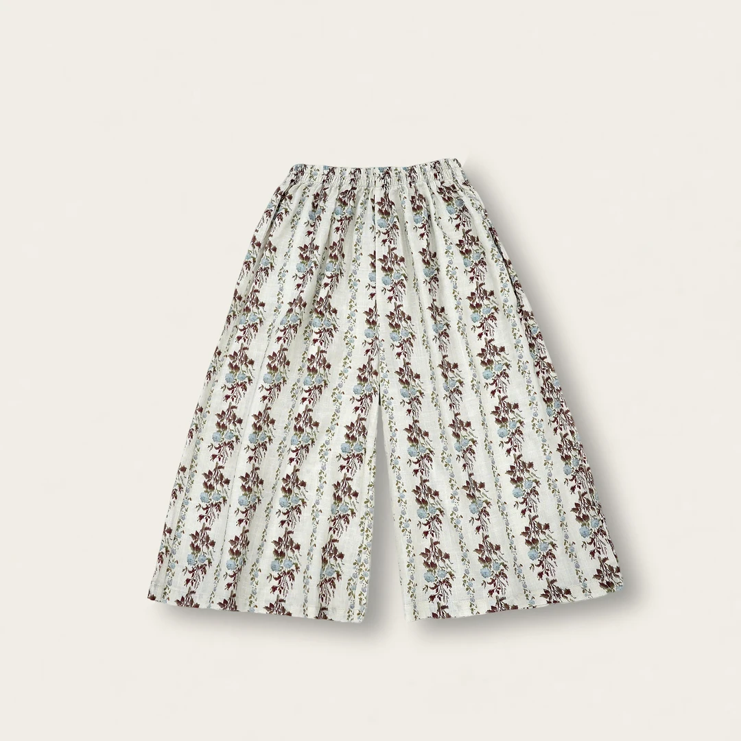 〖姐姐家〗2025夏款国风宽松女童休闲裤sy3122