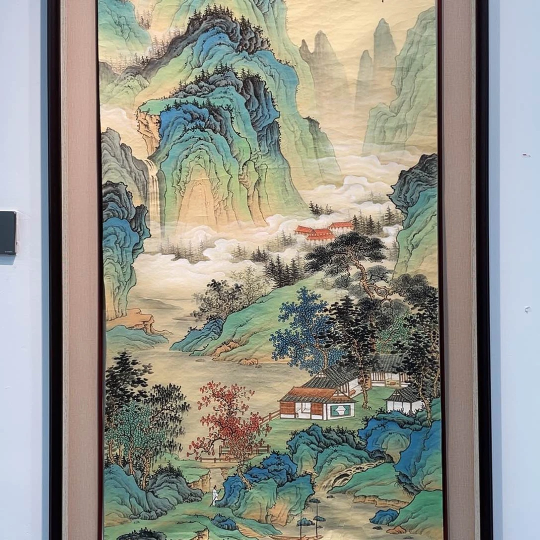 国画凌行志手绘作品