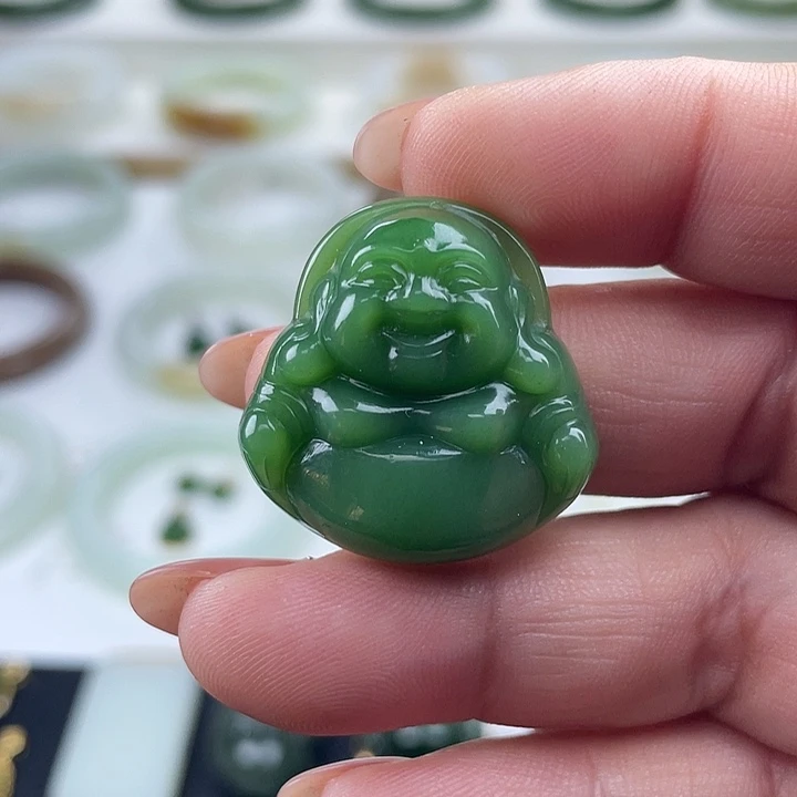 和田玉（碧玉）未镶嵌颈饰