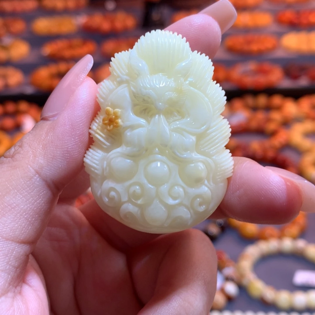 【闪购商品】蜜蜡吊坠(不含链)未镶嵌蜜蜡吊坠