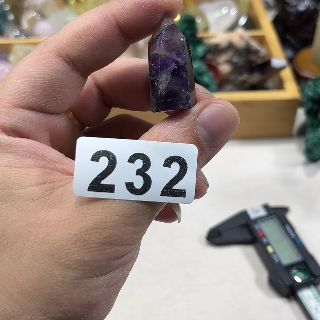 未镶嵌水晶大型摆件（非配饰）紫晶能量柱