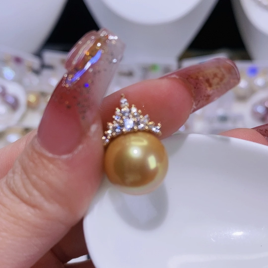 淡水珍珠颈饰银S925镶嵌婉*