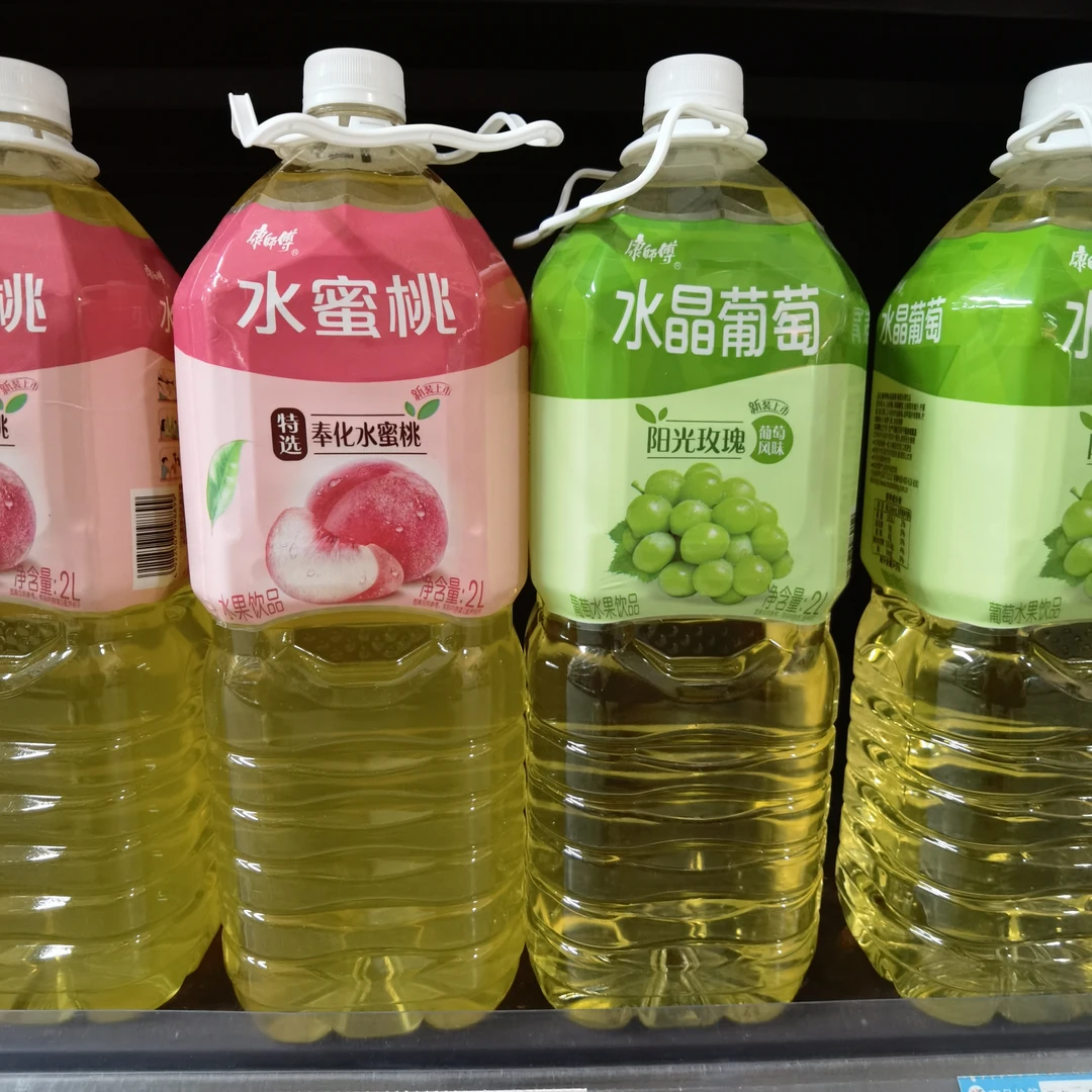 康师傅(水蜜桃/水晶葡萄)2L/瓶