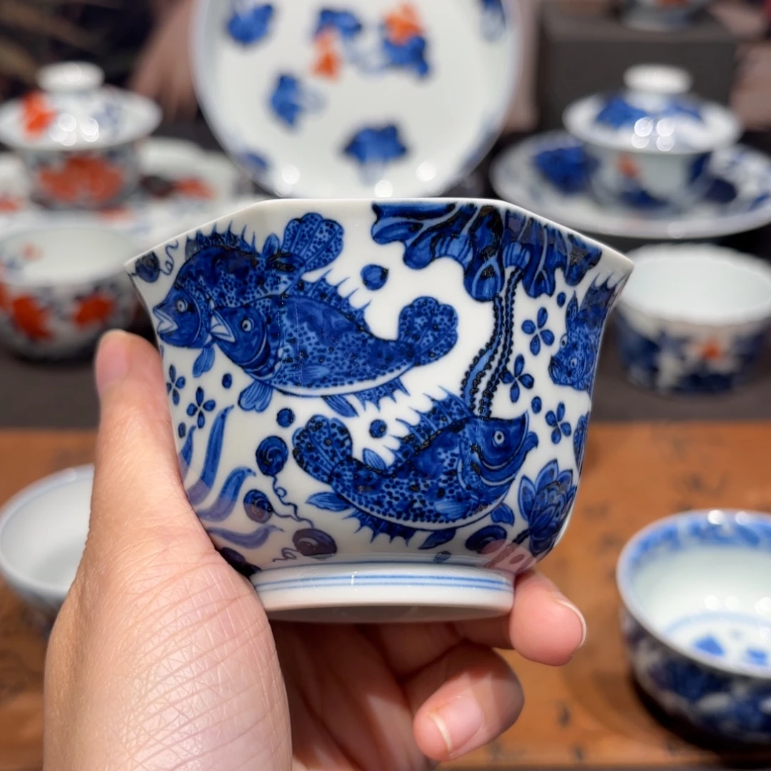 皓***青景德镇纯手工手绘