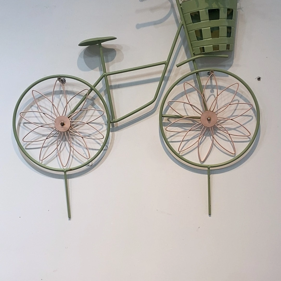 有机玻璃自行车地插