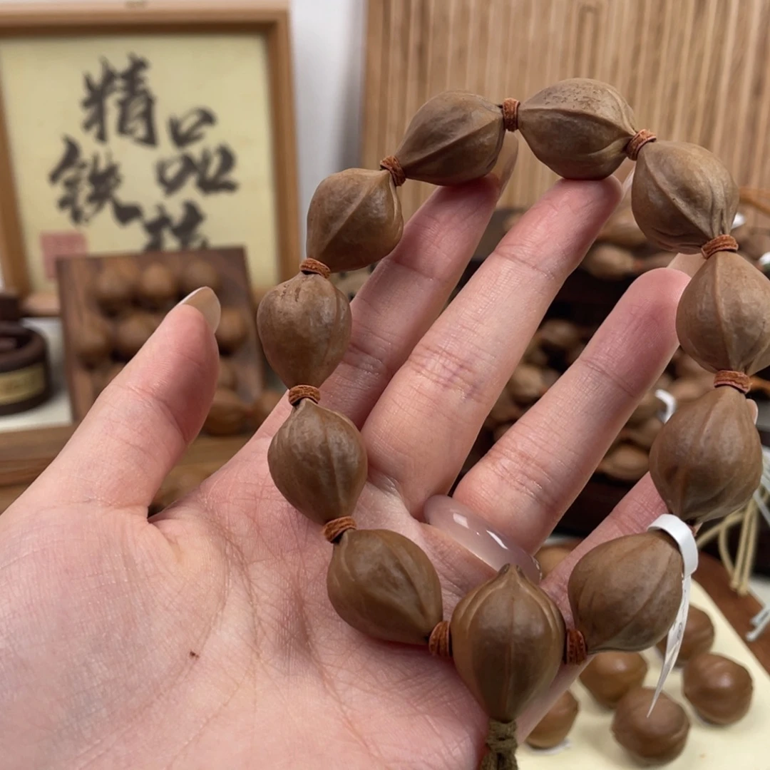 滑***溜手串/手链橄榄核17 23梅林铁核