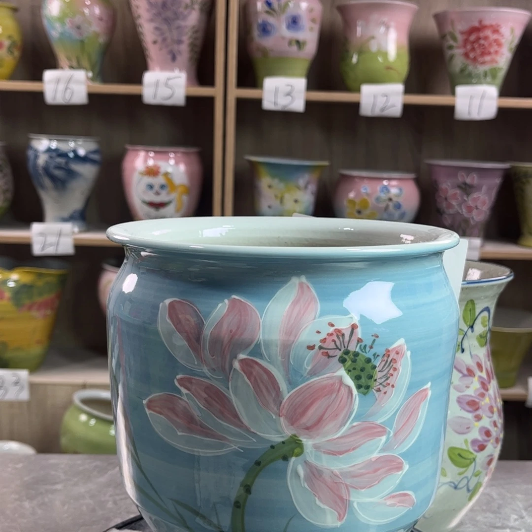 景德镇陶瓷花盆花盆