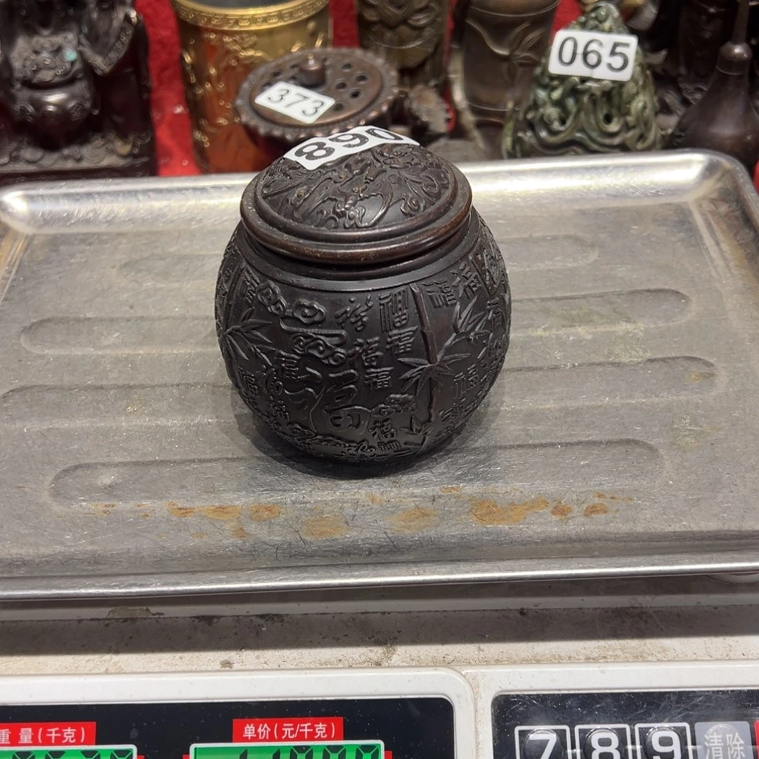 黄铜摆件，文房摆件