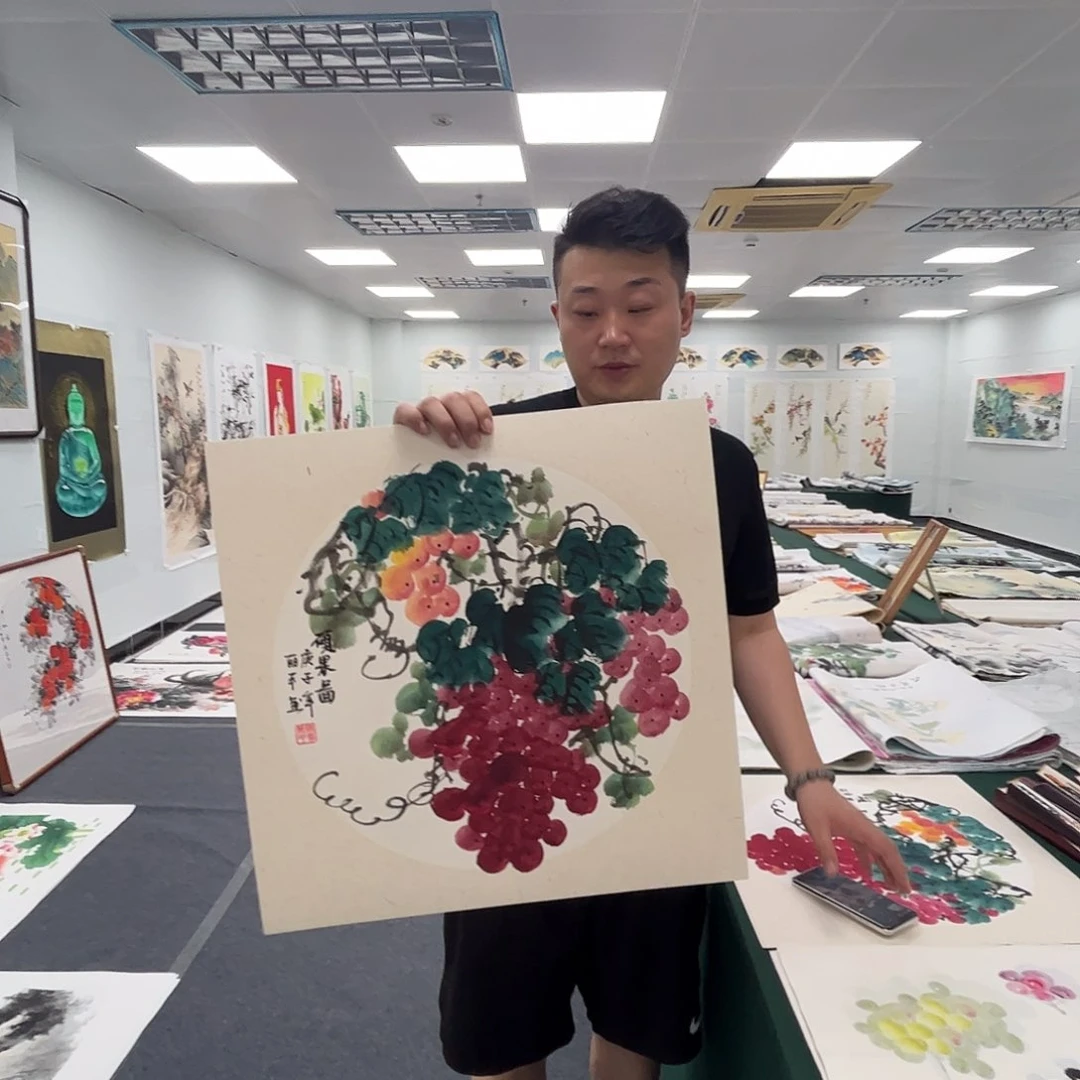 国画国画作品宣纸纯手绘