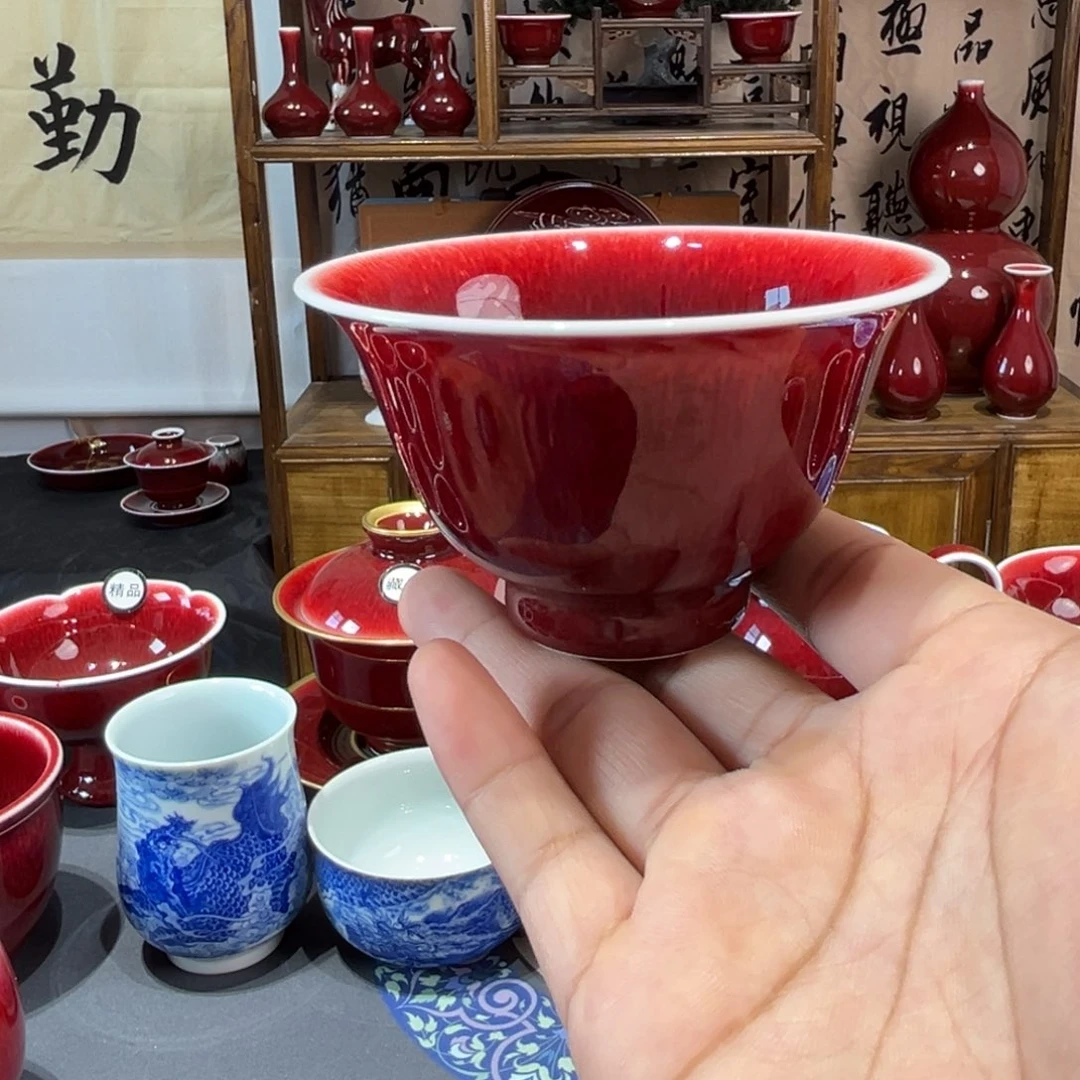 景德镇陶瓷浅行玉兰杯