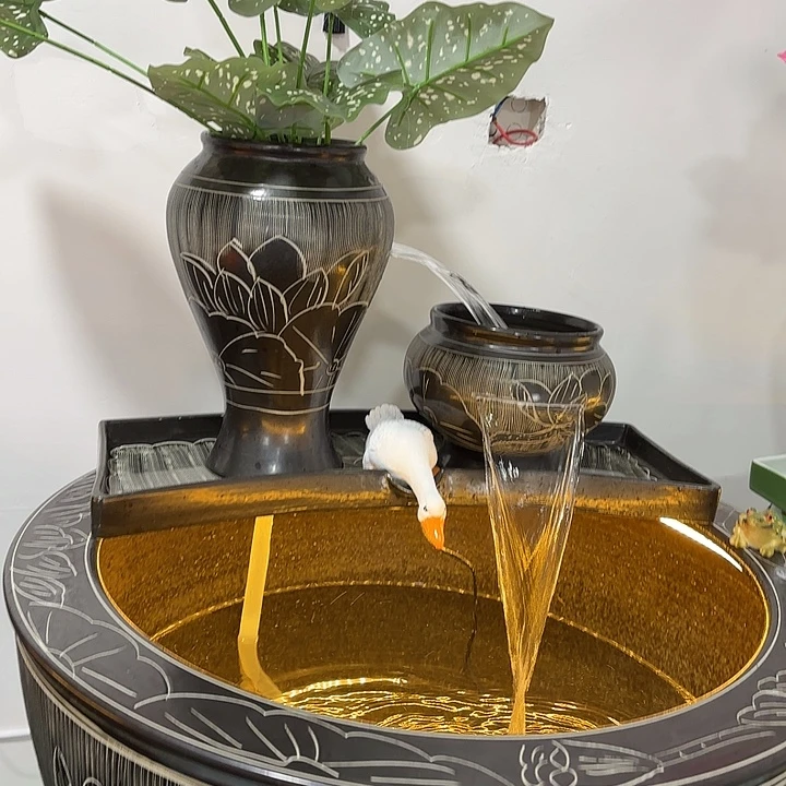 缸景德镇陶瓷工厂黑荷