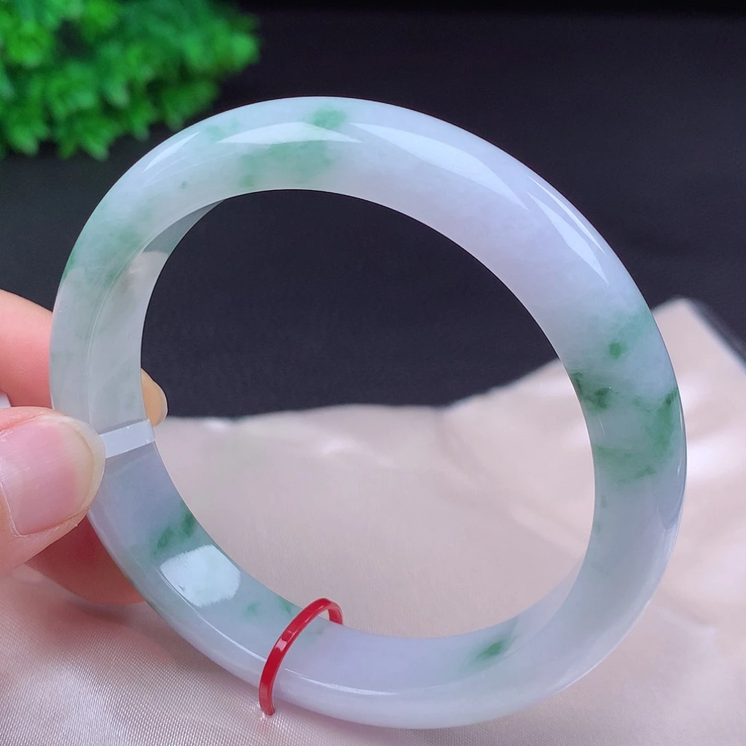 翡翠未镶嵌手镯62圈431314