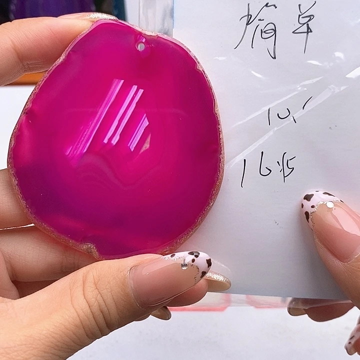 简***落玛瑙/玉髓未镶嵌颈饰