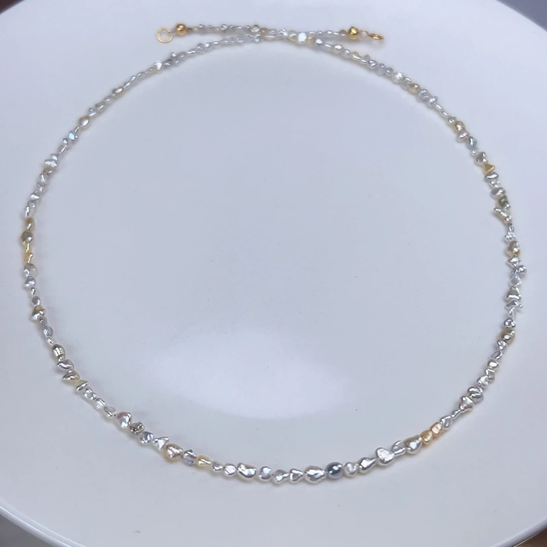 海水珍珠18K金镶嵌颈饰
