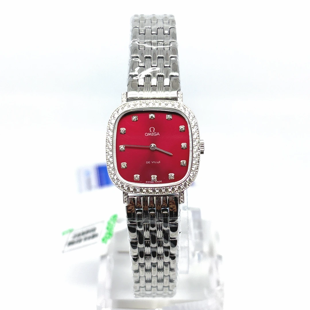 95新 Omega/欧米茄  手动机械 后钻24mm/公价38999/wh9083