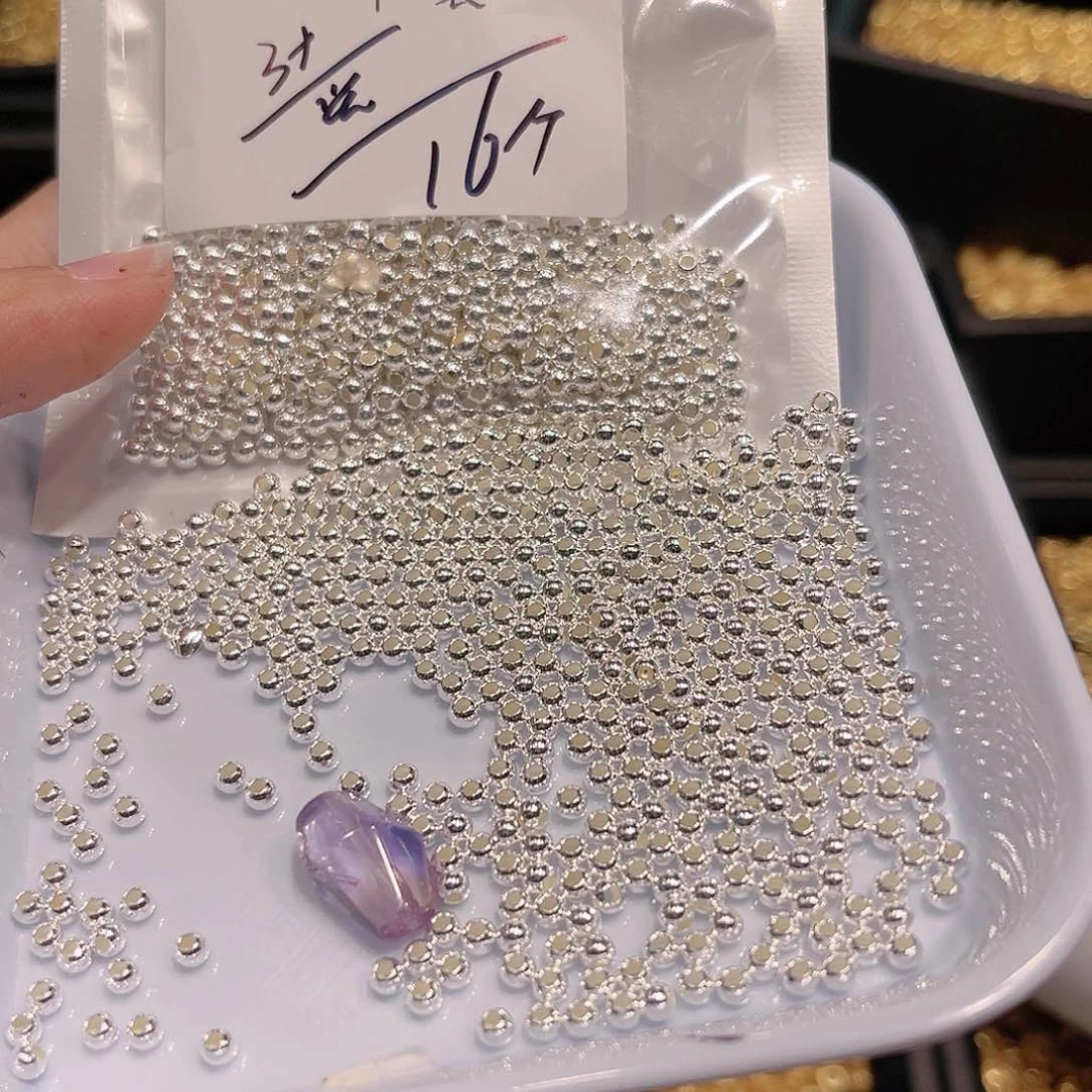 水晶珠宝半成品银S925镶嵌11