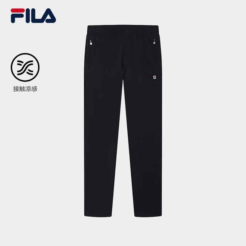 Fila/斐乐2025春夏新款男士运动凉感针织裤休闲长裤F61M523602F